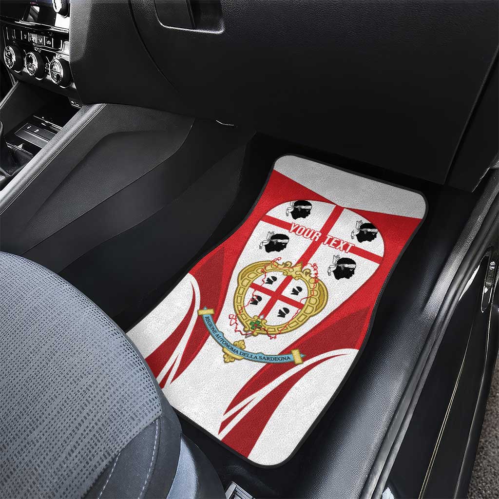 Personalised Sardinia Italy Car Mats Sardegna Quattro Mori Coat Of Arms