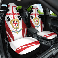 Personalised Sardinia Italy Car Seat Cover Sardegna Quattro Mori Coat Of Arms