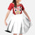 Personalised Sardinia Italy Family Matching Off Shoulder Maxi Dress and Hawaiian Shirt Sardegna Quattro Mori Coat Of Arms