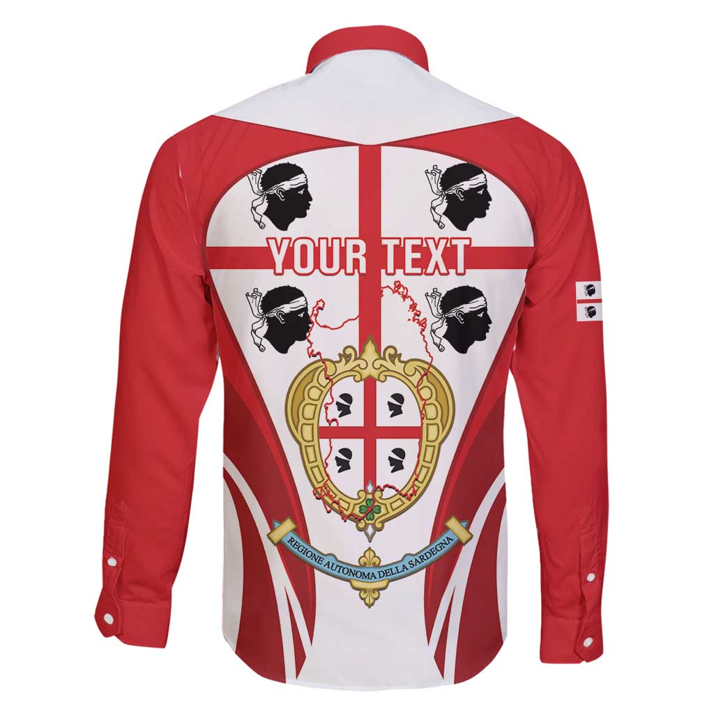 Personalised Sardinia Italy Family Matching Off Shoulder Short Dress and Hawaiian Shirt Sardegna Quattro Mori Coat Of Arms