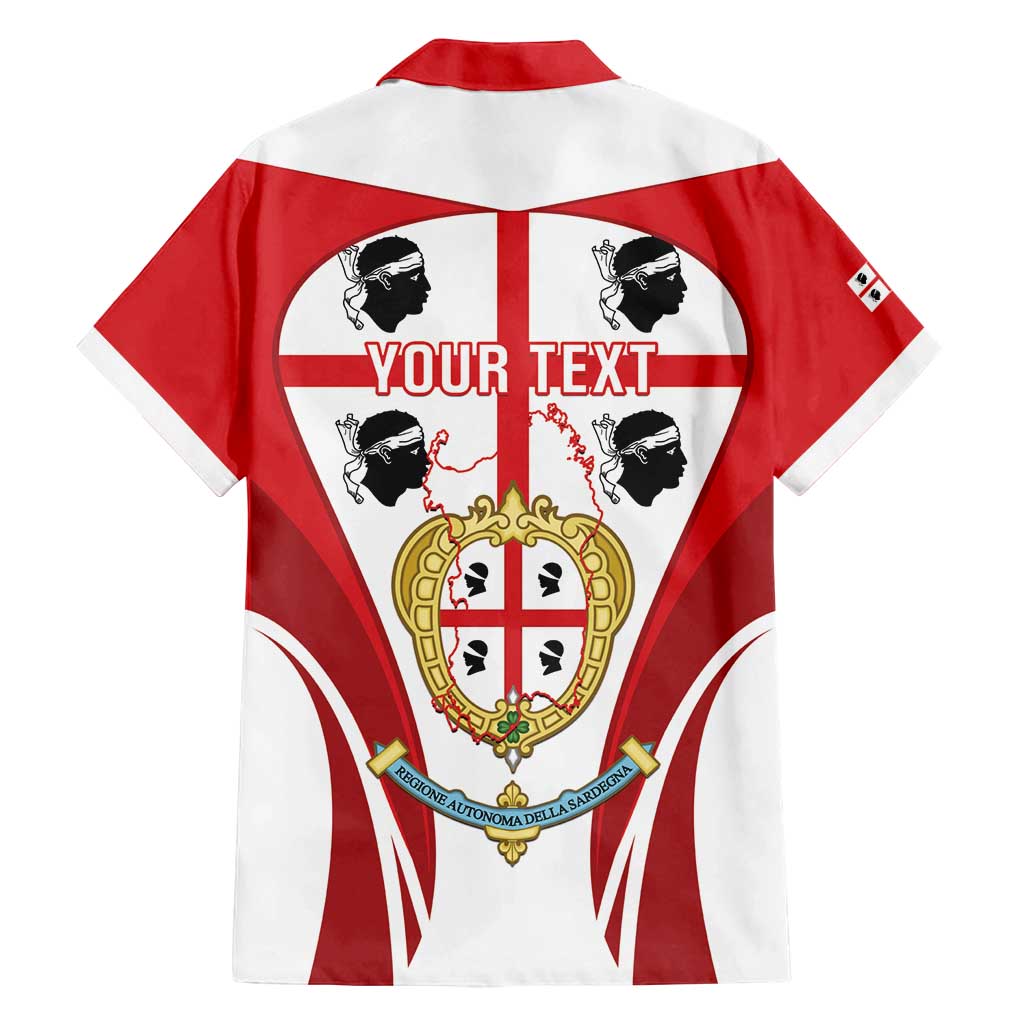 Personalised Sardinia Italy Family Matching Puletasi and Hawaiian Shirt Sardegna Quattro Mori Coat Of Arms