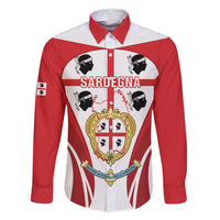 Personalised Sardinia Italy Family Matching Summer Maxi Dress and Hawaiian Shirt Sardegna Quattro Mori Coat Of Arms