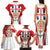 Personalised Sardinia Italy Family Matching Tank Maxi Dress and Hawaiian Shirt Sardegna Quattro Mori Coat Of Arms