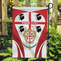 Personalised Sardinia Italy Garden Flag Sardegna Quattro Mori Coat Of Arms