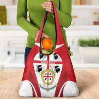 Personalised Sardinia Italy Grocery Bag Sardegna Quattro Mori Coat Of Arms