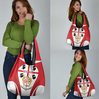 Personalised Sardinia Italy Grocery Bag Sardegna Quattro Mori Coat Of Arms