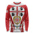 Personalised Sardinia Italy Long Sleeve Shirt Sardegna Quattro Mori Coat Of Arms