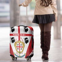 Personalised Sardinia Italy Luggage Cover Sardegna Quattro Mori Coat Of Arms