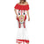 Personalised Sardinia Italy Mermaid Dress Sardegna Quattro Mori Coat Of Arms