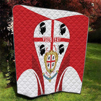 Personalised Sardinia Italy Quilt Sardegna Quattro Mori Coat Of Arms