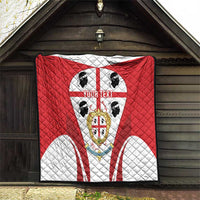 Personalised Sardinia Italy Quilt Sardegna Quattro Mori Coat Of Arms