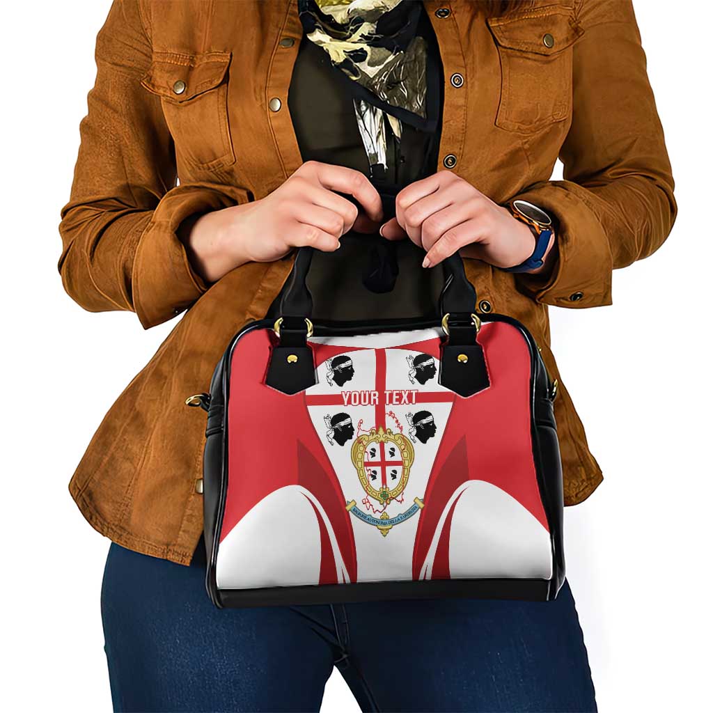 Personalised Sardinia Italy Shoulder Handbag Sardegna Quattro Mori Coat Of Arms