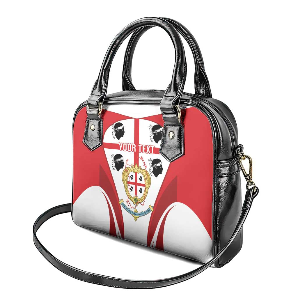 Personalised Sardinia Italy Shoulder Handbag Sardegna Quattro Mori Coat Of Arms