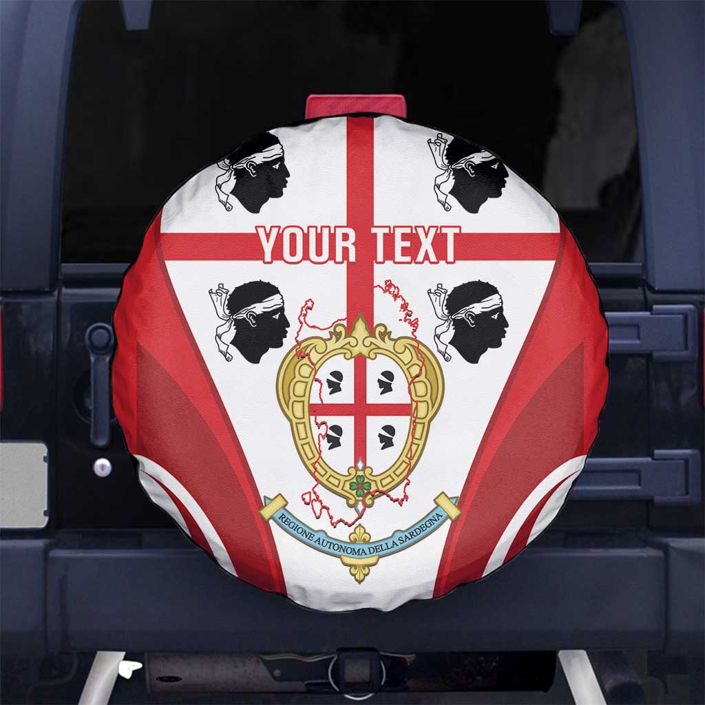 Personalised Sardinia Italy Spare Tire Cover Sardegna Quattro Mori Coat Of Arms