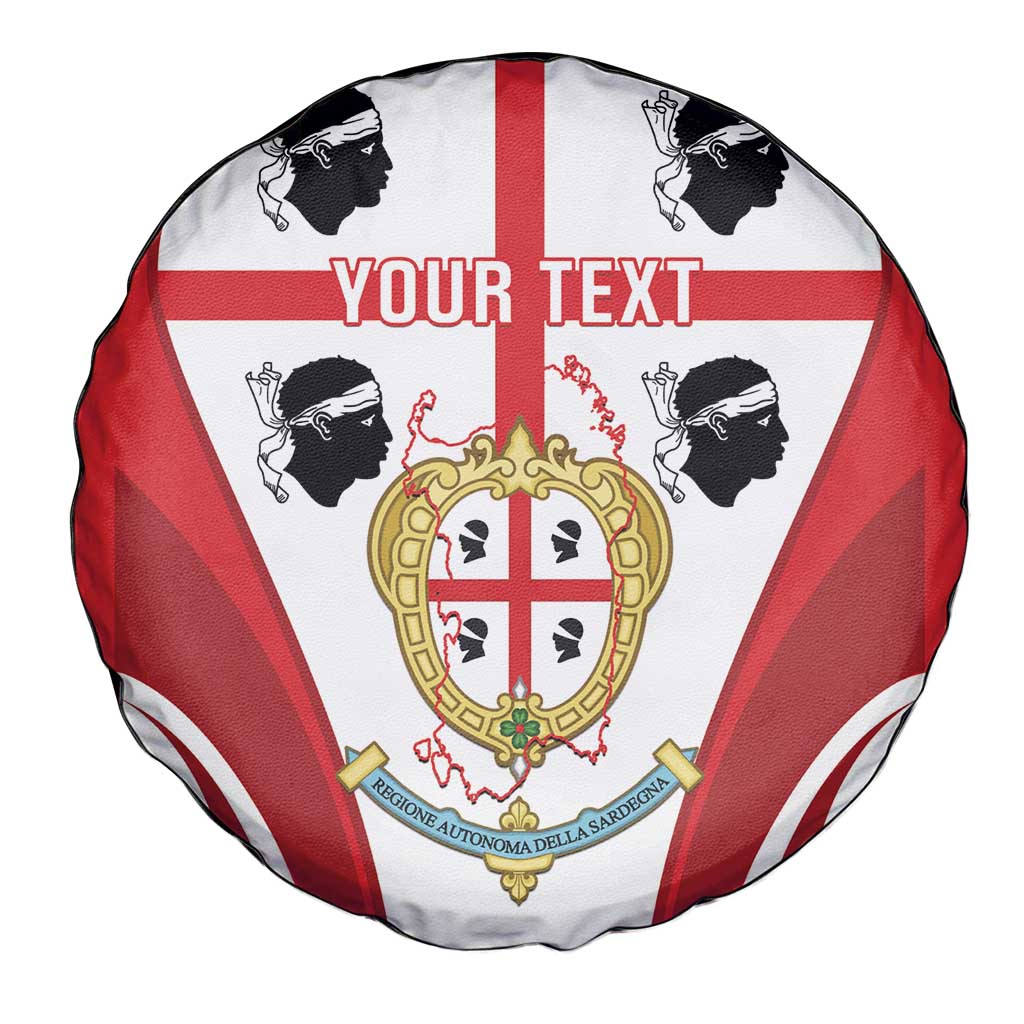 Personalised Sardinia Italy Spare Tire Cover Sardegna Quattro Mori Coat Of Arms