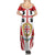 Personalised Sardinia Italy Summer Maxi Dress Sardegna Quattro Mori Coat Of Arms