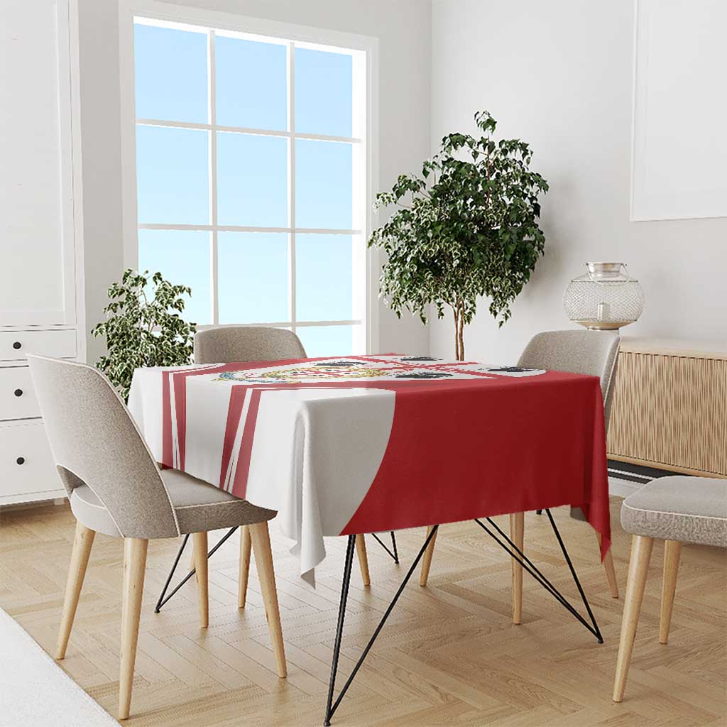 Personalised Sardinia Italy Tablecloth Sardegna Quattro Mori Coat Of Arms