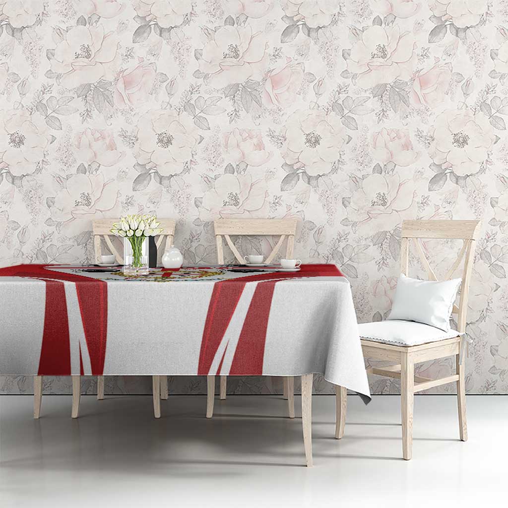 Personalised Sardinia Italy Tablecloth Sardegna Quattro Mori Coat Of Arms