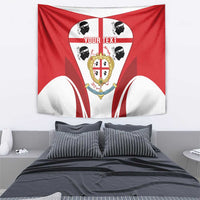 Personalised Sardinia Italy Tapestry Sardegna Quattro Mori Coat Of Arms