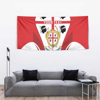 Personalised Sardinia Italy Tapestry Sardegna Quattro Mori Coat Of Arms