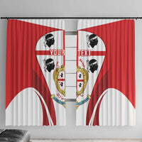 Personalised Sardinia Italy Window Curtain Sardegna Quattro Mori Coat Of Arms