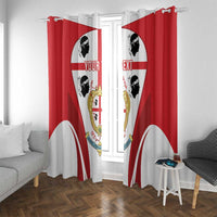 Personalised Sardinia Italy Window Curtain Sardegna Quattro Mori Coat Of Arms
