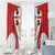 Personalised Sardinia Italy Window Curtain Sardegna Quattro Mori Coat Of Arms