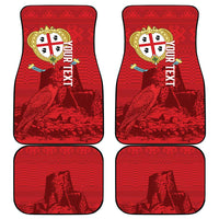 Personalised Sardinia Italy Car Mats Sardegna Nuraghe With Falcon