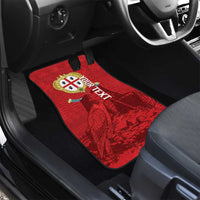 Personalised Sardinia Italy Car Mats Sardegna Nuraghe With Falcon