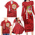 Personalised Sardinia Italy Family Matching Long Sleeve Bodycon Dress and Hawaiian Shirt Sardegna Nuraghe With Falcon