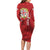 Personalised Sardinia Italy Family Matching Long Sleeve Bodycon Dress and Hawaiian Shirt Sardegna Nuraghe With Falcon