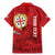 Personalised Sardinia Italy Family Matching Mermaid Dress and Hawaiian Shirt Sardegna Nuraghe With Falcon