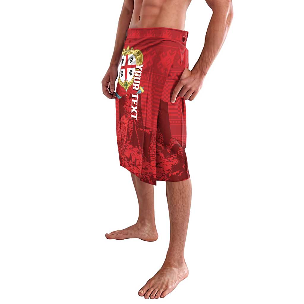 Personalised Sardinia Italy Lavalava Sardegna Nuraghe With Falcon