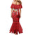 Personalised Sardinia Italy Mermaid Dress Sardegna Nuraghe With Falcon