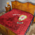 Personalised Sardinia Italy Quilt Sardegna Nuraghe With Falcon