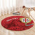 Personalised Sardinia Italy Round Carpet Sardegna Nuraghe With Falcon