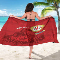 Personalised Sardinia Italy Sarong Sardegna Nuraghe With Falcon