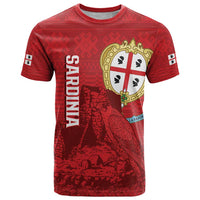 Personalised Sardinia Italy T Shirt Sardegna Nuraghe With Falcon