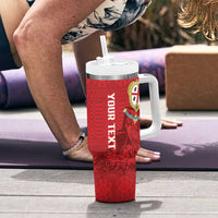 Personalised Sardinia Italy Tumbler With Handle Sardegna Nuraghe With Falcon