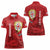 Personalised Sardinia Italy Women Polo Shirt Sardegna Nuraghe With Falcon