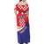 Croatia National Day Family Matching Off Shoulder Maxi Dress and Hawaiian Shirt Hrvatska Checkerboard With Slavic Pattern