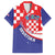 Croatia National Day Family Matching Summer Maxi Dress and Hawaiian Shirt Hrvatska Checkerboard With Slavic Pattern
