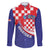Croatia National Day Family Matching Summer Maxi Dress and Hawaiian Shirt Hrvatska Checkerboard With Slavic Pattern