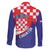 Croatia National Day Family Matching Summer Maxi Dress and Hawaiian Shirt Hrvatska Checkerboard With Slavic Pattern