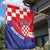 Croatia National Day Garden Flag Hrvatska Checkerboard With Slavic Pattern
