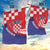 Croatia National Day Garden Flag Hrvatska Checkerboard With Slavic Pattern