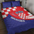 Croatia National Day Quilt Bed Set Hrvatska Checkerboard With Slavic Pattern