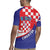 Croatia National Day Rugby Jersey Hrvatska Checkerboard With Slavic Pattern
