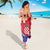 Croatia National Day Sarong Hrvatska Checkerboard With Slavic Pattern