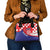 Croatia National Day Shoulder Handbag Hrvatska Checkerboard With Slavic Pattern
